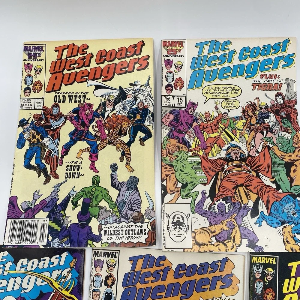 The West Coast‎ Avengers Comic Book Collection Lot 10 Issues Marvel SEE ALL PICS